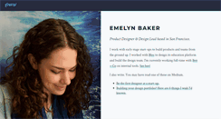 Desktop Screenshot of emelynbaker.com